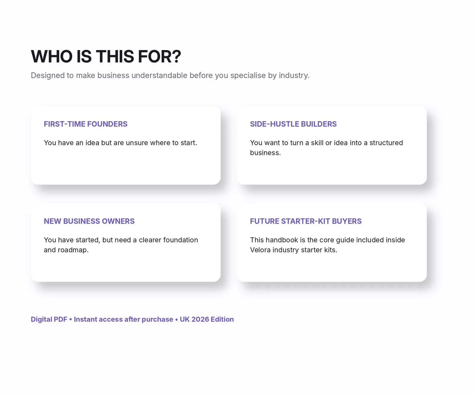 Who the digital handbook is for